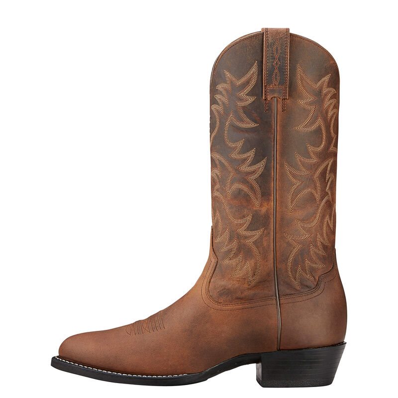 Ariat Heritage R Toe - Western Laarzen Bruin Heren - 17220-918